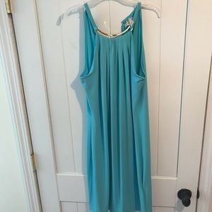 Michael Kors bright blue dress